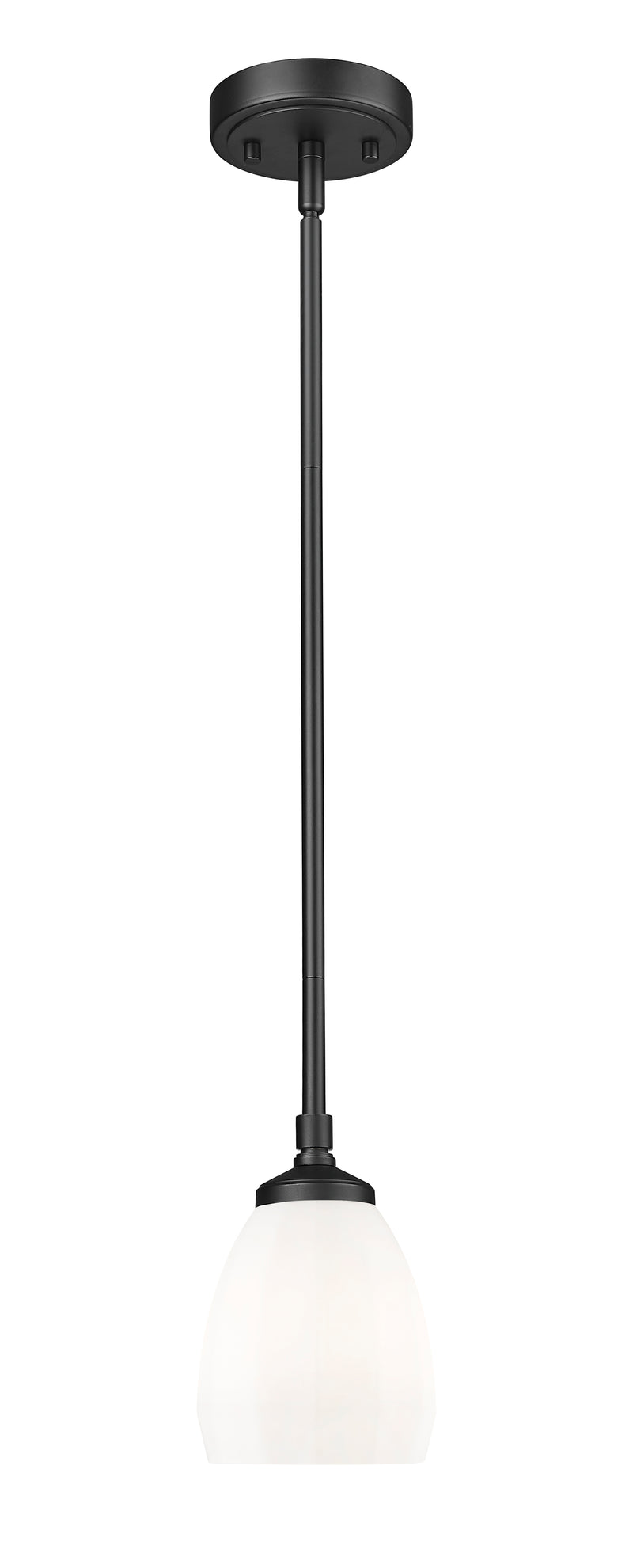 Oren 1 Light 5.5" Pendant in Matte Black