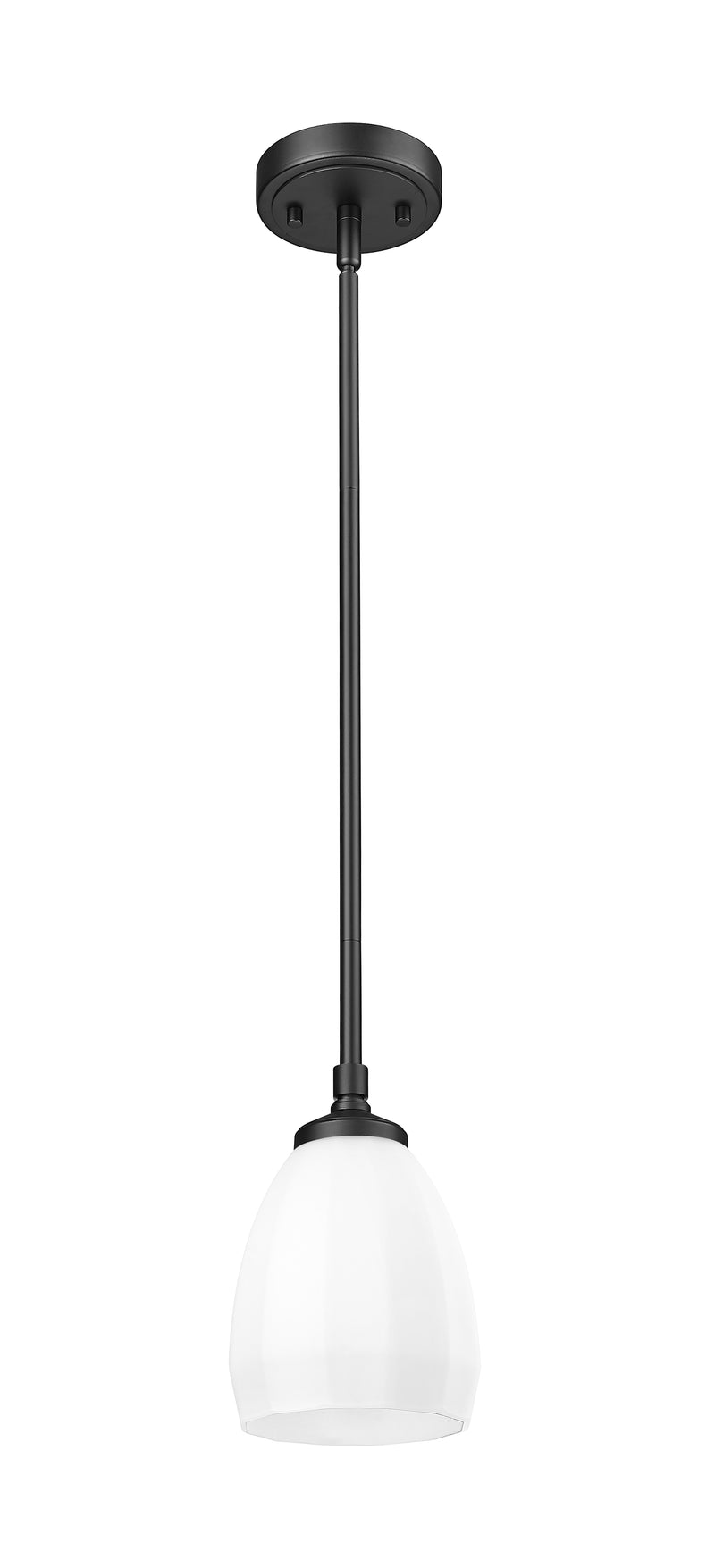 Oren 1 Light 5.5" Pendant in Matte Black