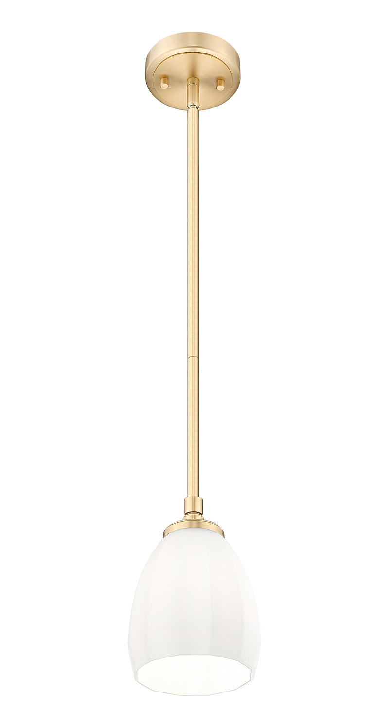 Oren 1 Light 5.5" Pendant in Modern Gold