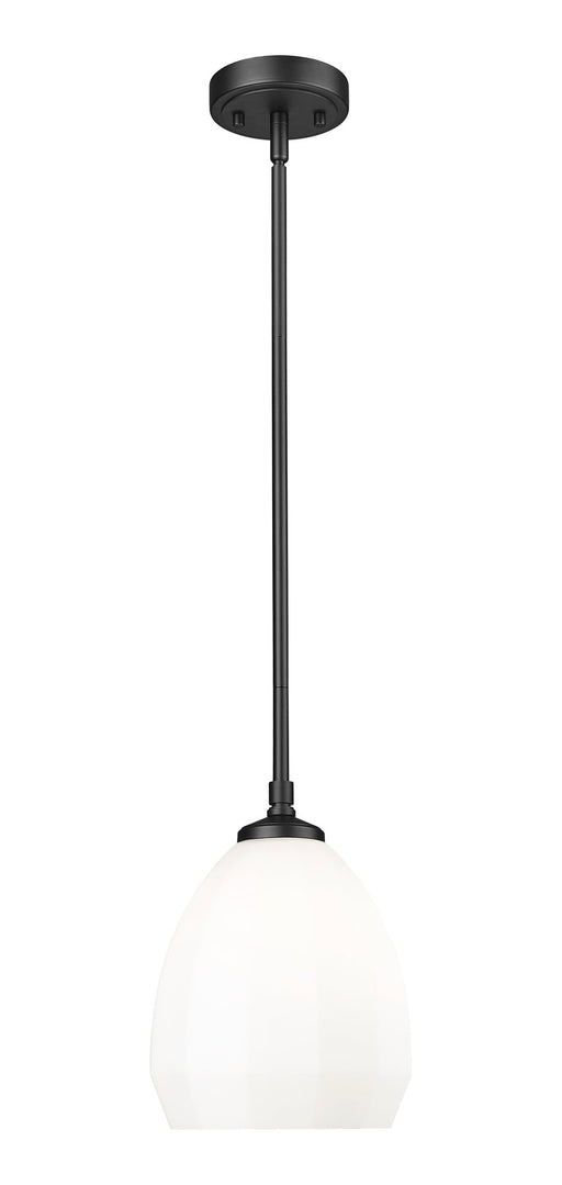 Oren 1 Light 8" Pendant in Matte Black