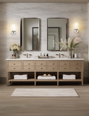Montford 1 Light 4.5" Wall Sconce in Brushed Nickel in a room setting