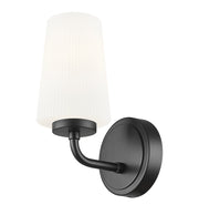 Montford 1 Light 4.5" Wall Sconce in Matte Black