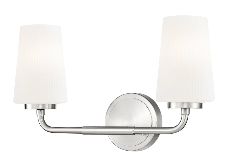 Montford 2 Light 16" Vanity in Brushed Nickel