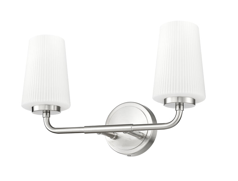 Montford 2 Light 16" Vanity in Brushed Nickel