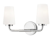 Montford 2 Light 16" Vanity in Chrome