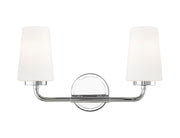Montford 2 Light 16" Vanity in Chrome