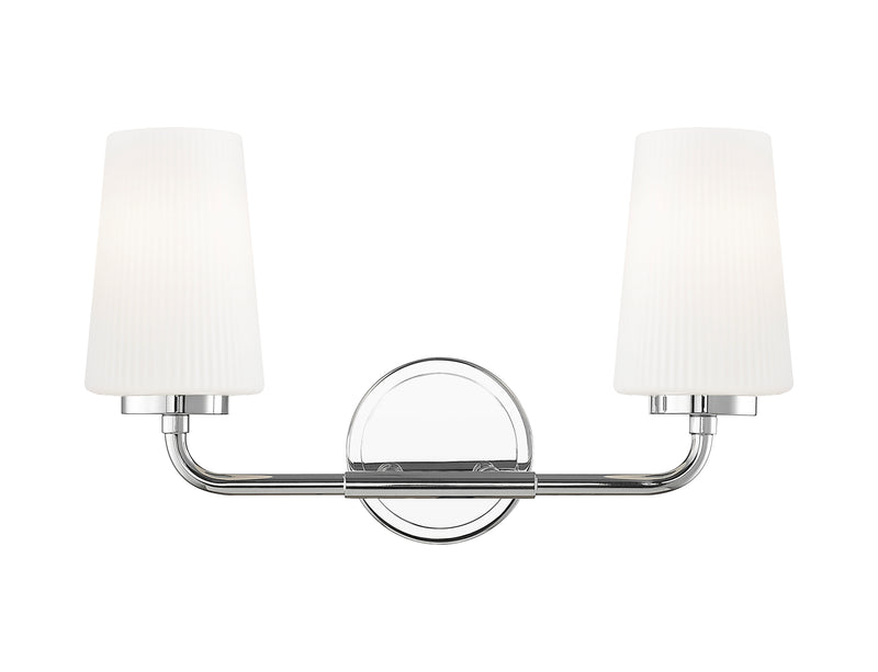 Montford 2 Light 16" Vanity in Chrome