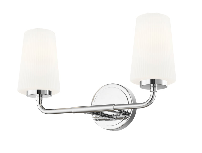 Montford 2 Light 16" Vanity in Chrome