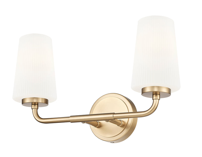 Montford 2 Light 16" Vanity in Modern Gold