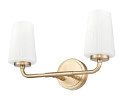 Montford 2 Light 16" Vanity in Modern Gold