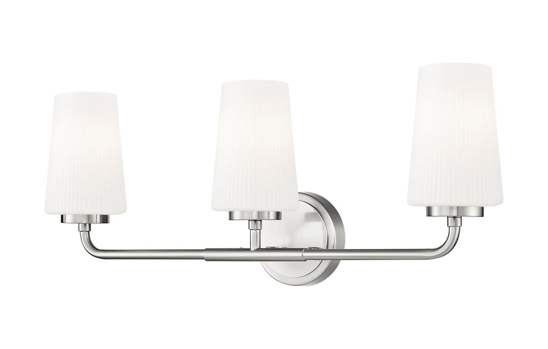 Montford 3 Light 24" Vanity in Brushed Nickel