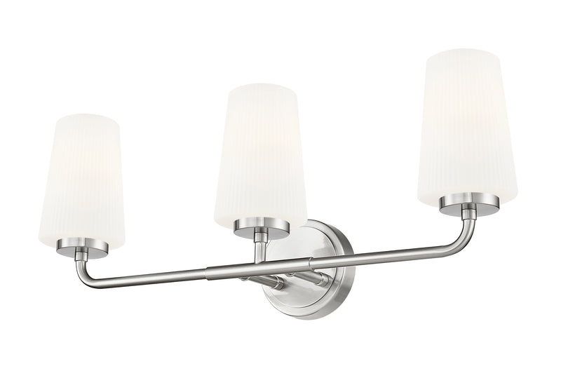 Montford 3 Light 24" Vanity in Brushed Nickel