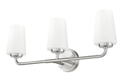 Montford 3 Light 24" Vanity in Brushed Nickel