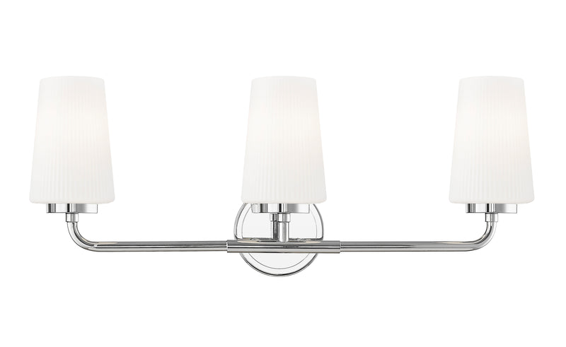 Montford 3 Light 24" Vanity in Chrome