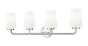 Montford 4 Light 32" Vanity in Brushed Nickel