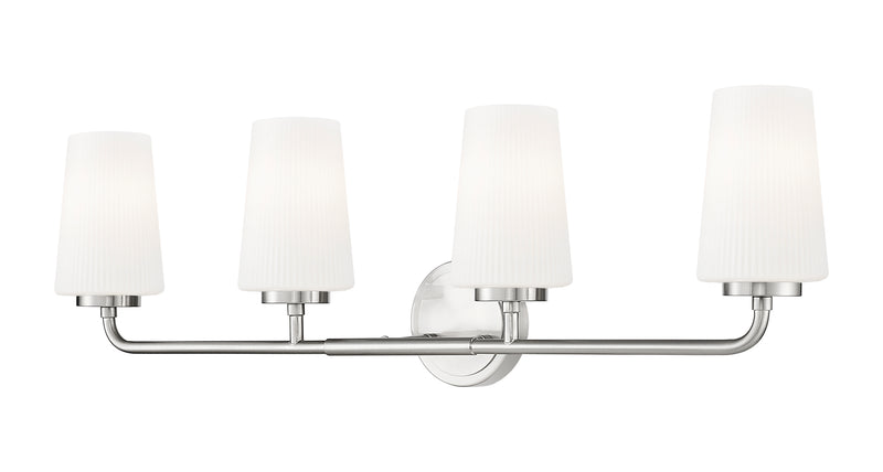 Montford 4 Light 32" Vanity in Brushed Nickel