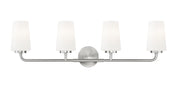 Montford 4 Light 32" Vanity in Brushed Nickel
