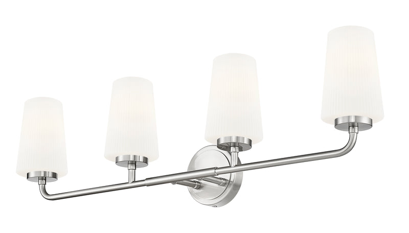 Montford 4 Light 32" Vanity in Brushed Nickel