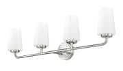 Montford 4 Light 32" Vanity in Brushed Nickel