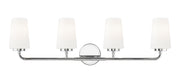 Montford 4 Light 32" Vanity in Chrome