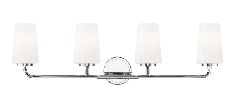 Montford 4 Light 32" Vanity in Chrome