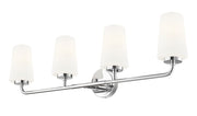Montford 4 Light 32" Vanity in Chrome