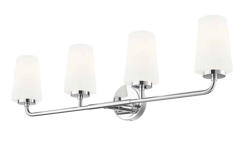 Montford 4 Light 32" Vanity in Chrome