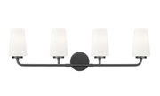 Montford 4 Light 32" Vanity in Matte Black