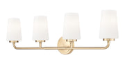 Montford 4 Light 32" Vanity in Modern Gold