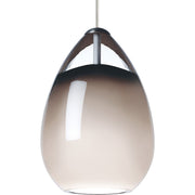 Alina Mini Pendant in Antique Bronze with Smoke Glass