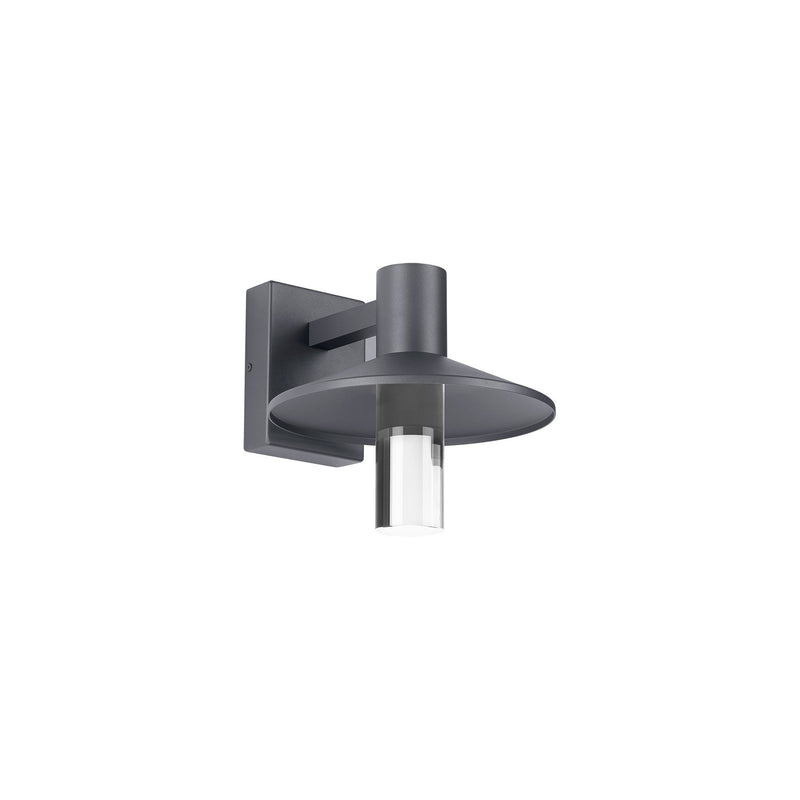 Ash 10 Outdoor Wall Sconce in Charcoal