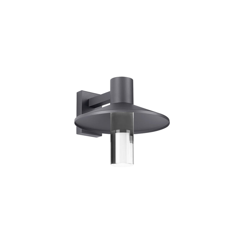 Ash 16 Outdoor Wall Sconce in Charcoal