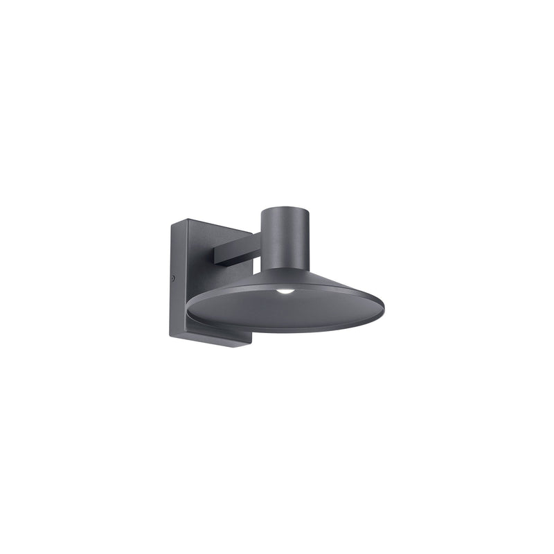 Ash 10 Outdoor Wall Sconce in Charcoal