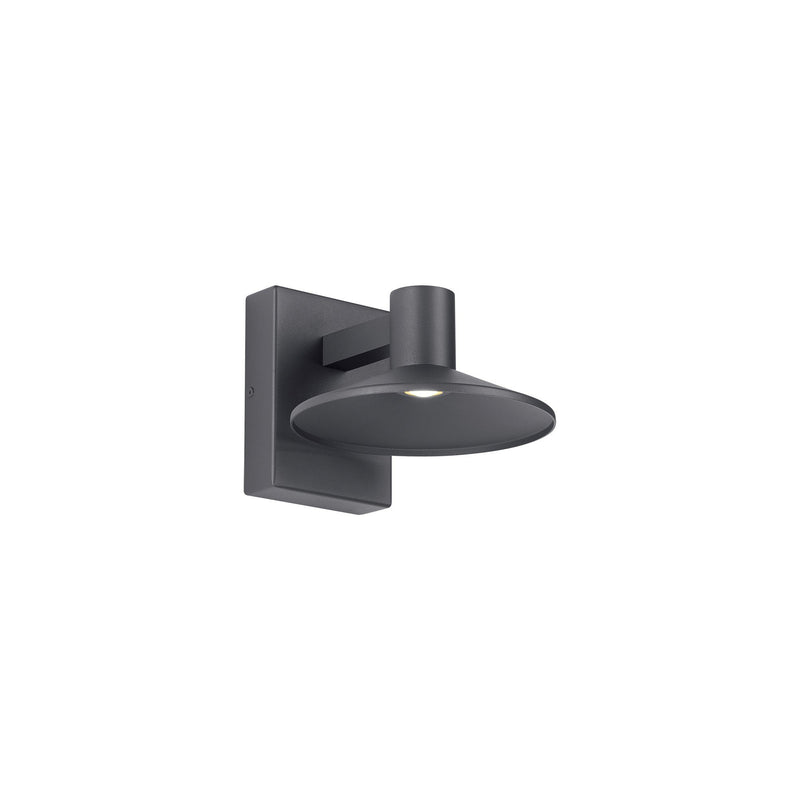 Ash 8 Outdoor Wall Sconce in Charcoal