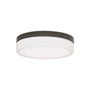 Cirque Small Wet-Rated Outdoor Flush Mount in Small Bronze