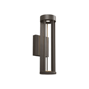 Turbo 18 Outdoor Wall Sconce in Black