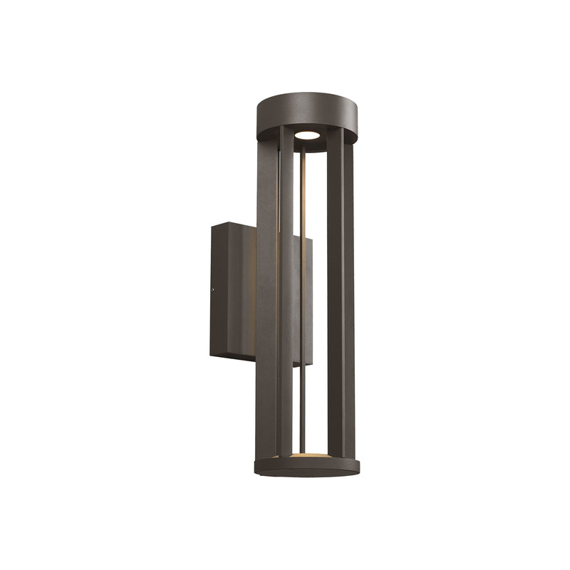 Turbo 18 Outdoor Wall Sconce in Black