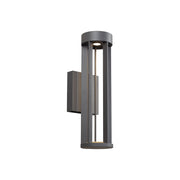 Turbo 18 Outdoor Wall Sconce 700OWTUR84018 in Charcoal