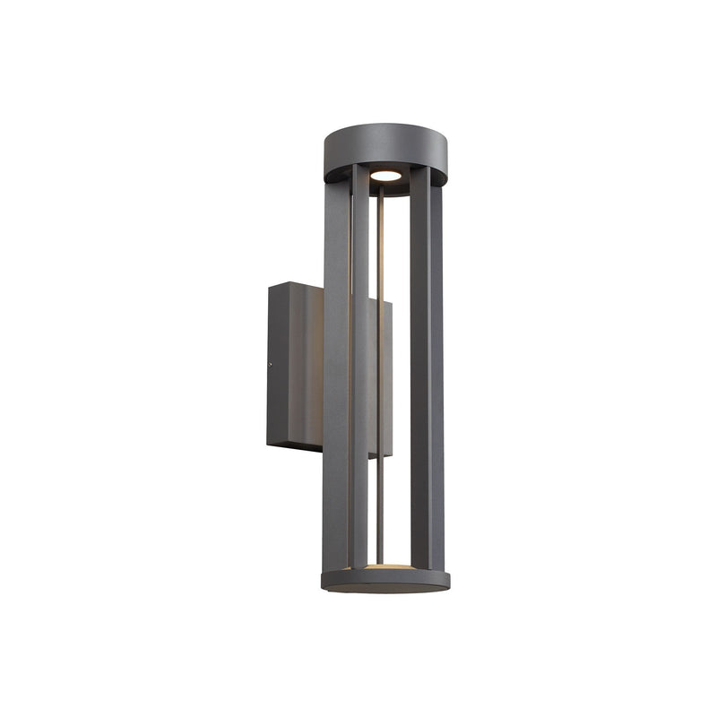 Turbo 18 Outdoor Wall Sconce 700OWTUR84018 in Charcoal
