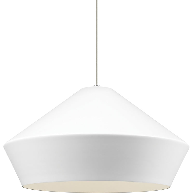 Brummel Grande Pendant in Satin Nickel