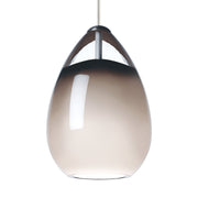 Alina Mini Pendant in Antique Bronze with Smoke Glass