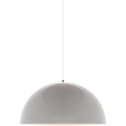 Powell Street Pendant in Gloss White and White White No Lamp