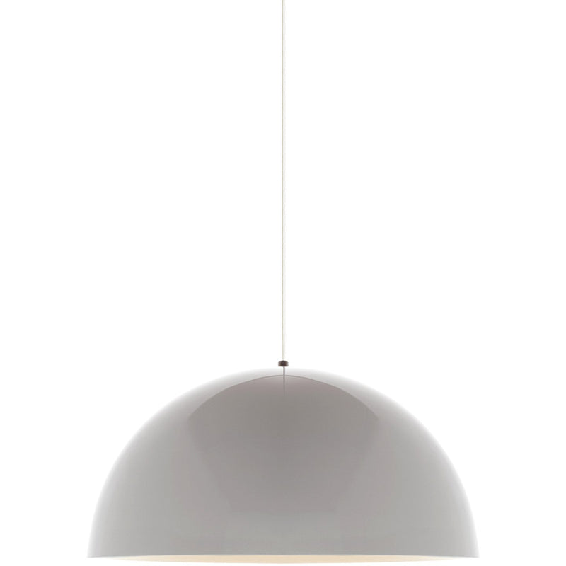 Powell Street Pendant in Gloss White and White White