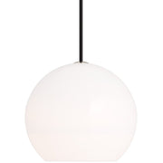 Sedona Large Pendant in White Satin Nickel