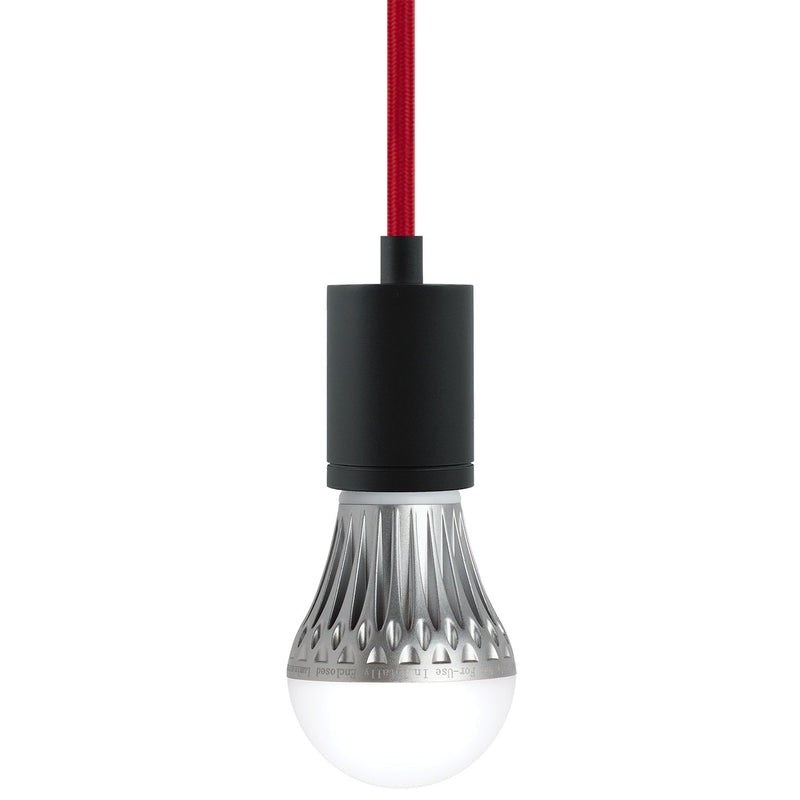 SoCo Modern Socket Pendant in Modern Socket Black Cord Black