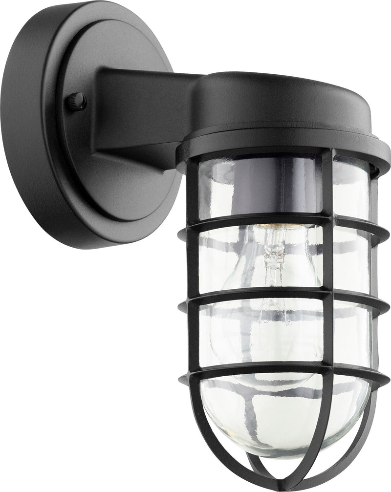 Belfour 10" Outdoor Wall Lantern in Textured Black