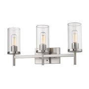 Winslett 3-Light Bath Vanity Light in Pewter
