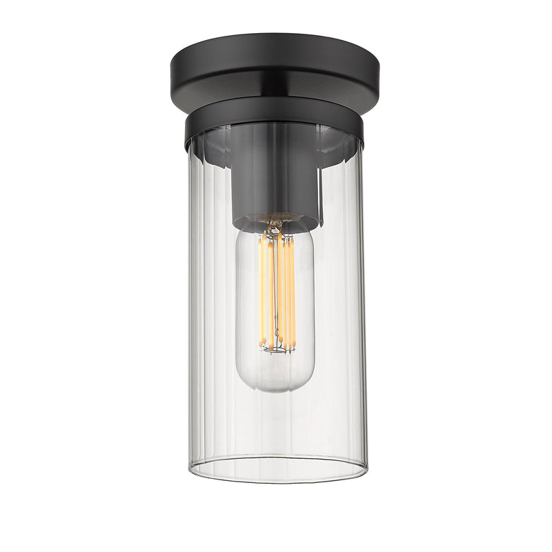 Winslett Semi-Flush Mount in Matte Black