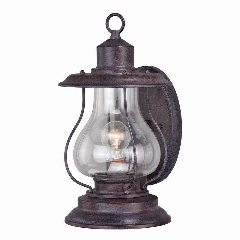 Dockside 8" Outdoor Wall Light in Weathered Patina