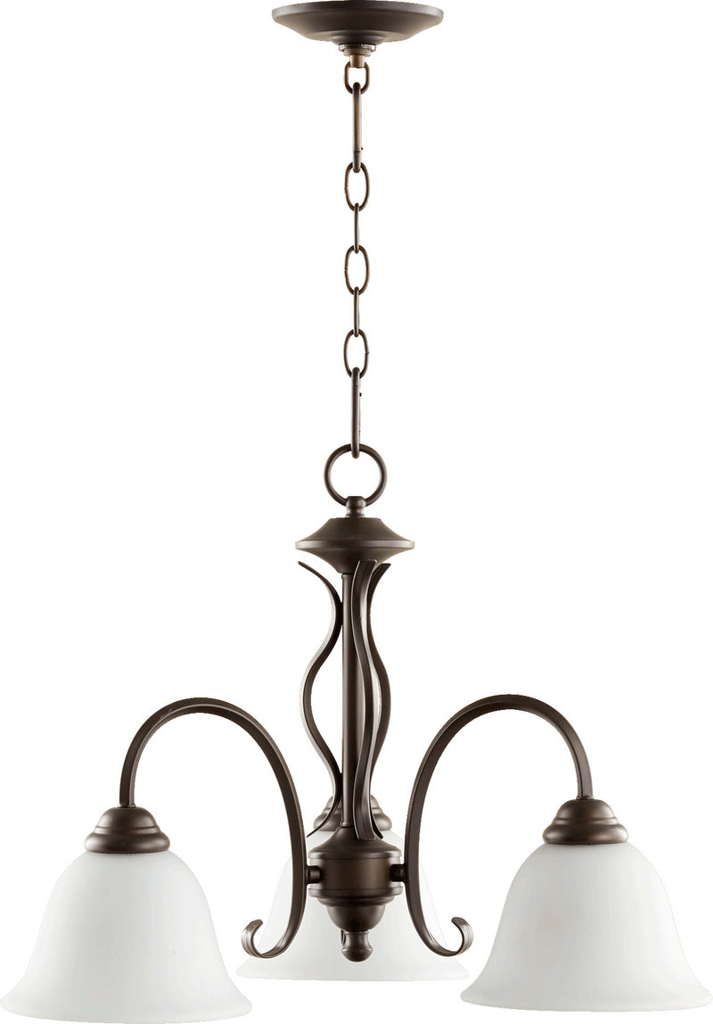Spencer Transitional Nook in Oiled Bronze W/ Satin Opal